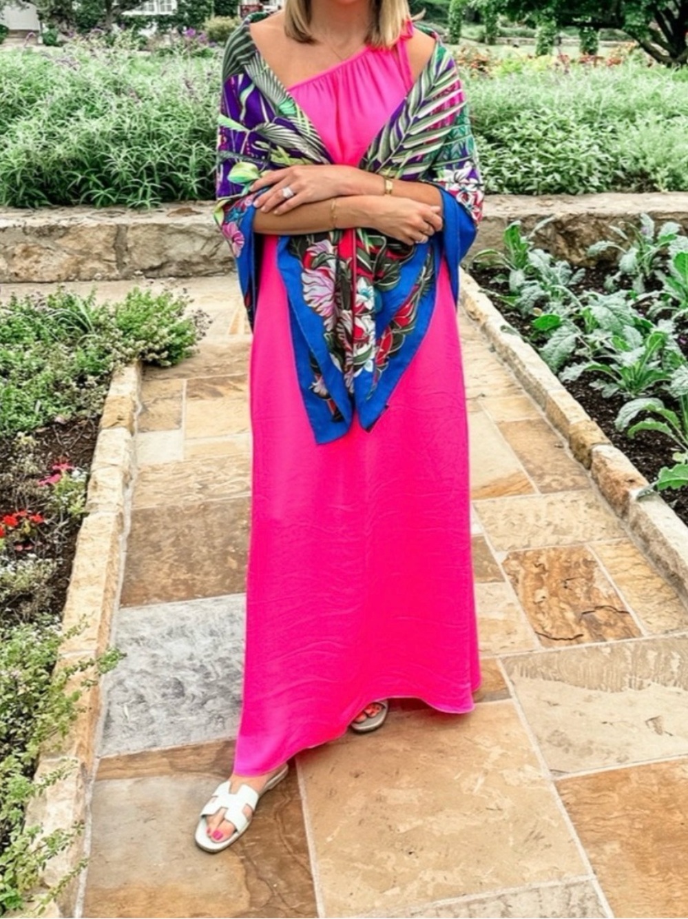 TWP Maxi “Dinner at Mackizi” Dress, 100% silk 💖